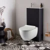 Planète Bain Pack WC suspendu avec lave-mains intégré + cuvette sans bride fixations invisibles Ceres