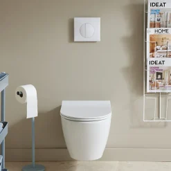 Planète Bain Pack WC suspendu Bati Siamp universel + cuvette sans bride samara* Wc Suspendu