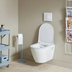 Planète Bain Pack WC suspendu Bati Siamp universel + cuvette sans bride samara* Wc Suspendu