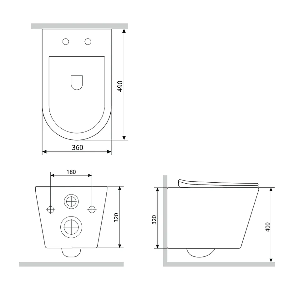 Am.Pm Europe Pack WC suspendu bâti mural et cuvette Plaque Round Blanche Pack WC Bati-support AM.PM X-Joy S* Wc Suspendu