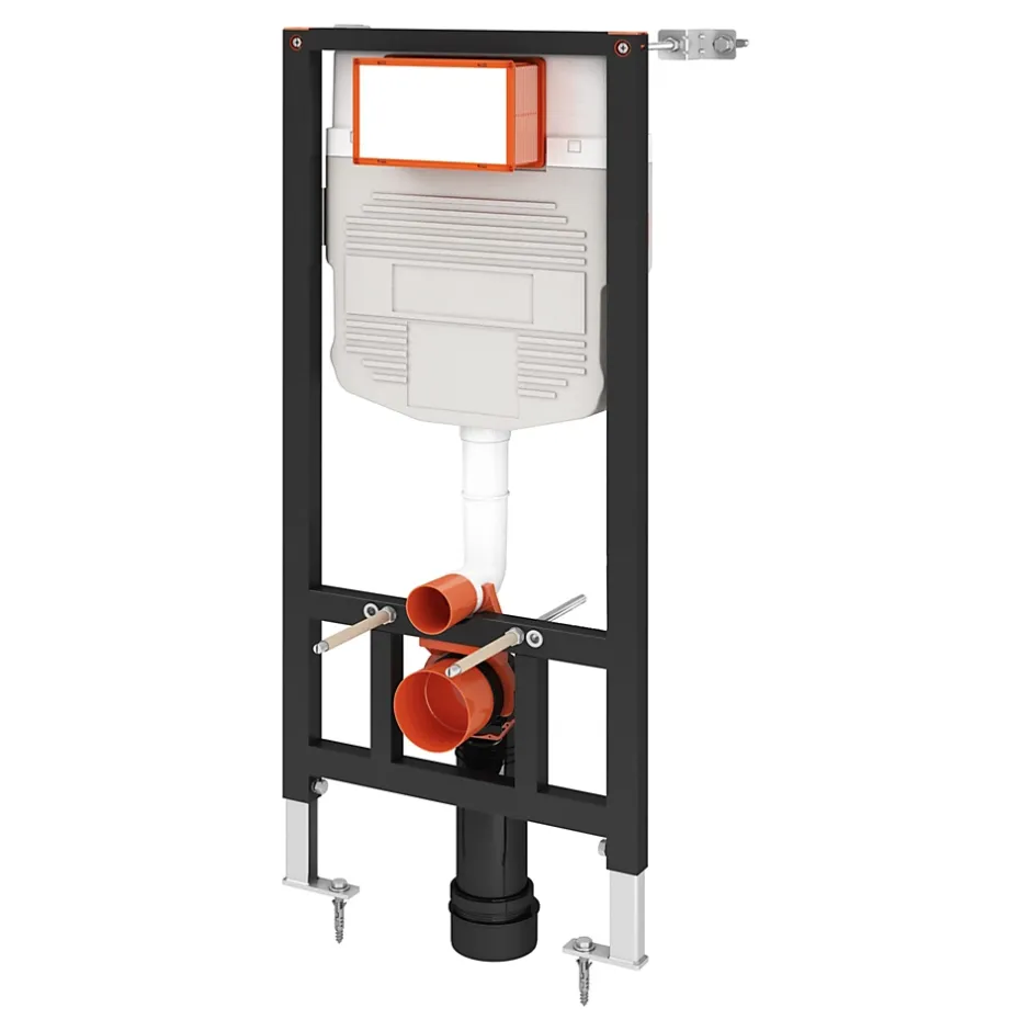 GoodHome Pack WC suspendu compact sans bride Cavally