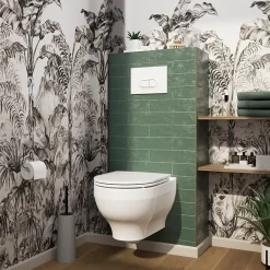 GoodHome Pack WC suspendu sans bride Cavally* Wc Suspendu