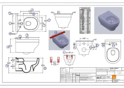GoodHome Pack WC suspendu sans bride Cavally* Wc Suspendu