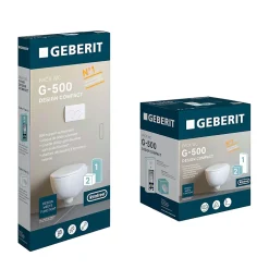 Geberit Pack WC suspendu sans bride, G-500 Design Compact* Wc Suspendu
