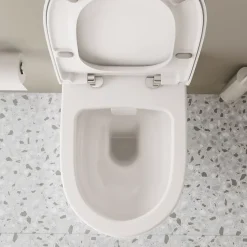 Vitra Pack WC suspendu Sento blanc mat + bâti autoportant V-Fix Core + Plaque Round Blanche* Wc Suspendu