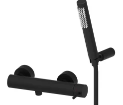 Paffoni Mitigeur de douche avec accessoires, noir mat (LIG168DNO)* Colonne De Douche Mécanique