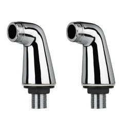 Paini Paire de colonnettes luxe Chrome