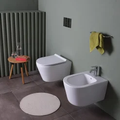 Kiamami Valentina Paire De Sanitaires Suspendus Wc Et Bidet - Blues* Wc Suspendu