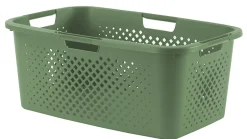 Sundis Panier à linge vert 40L en polypropylène, Pixel