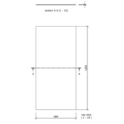 Wedi Panneau de construction 125 x 60 x 1 cm* Panneau Mural De Salle De Bains