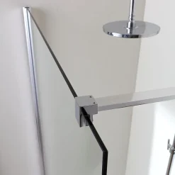 Panneau de douche fixe en verre clair 8 mm - walk in
