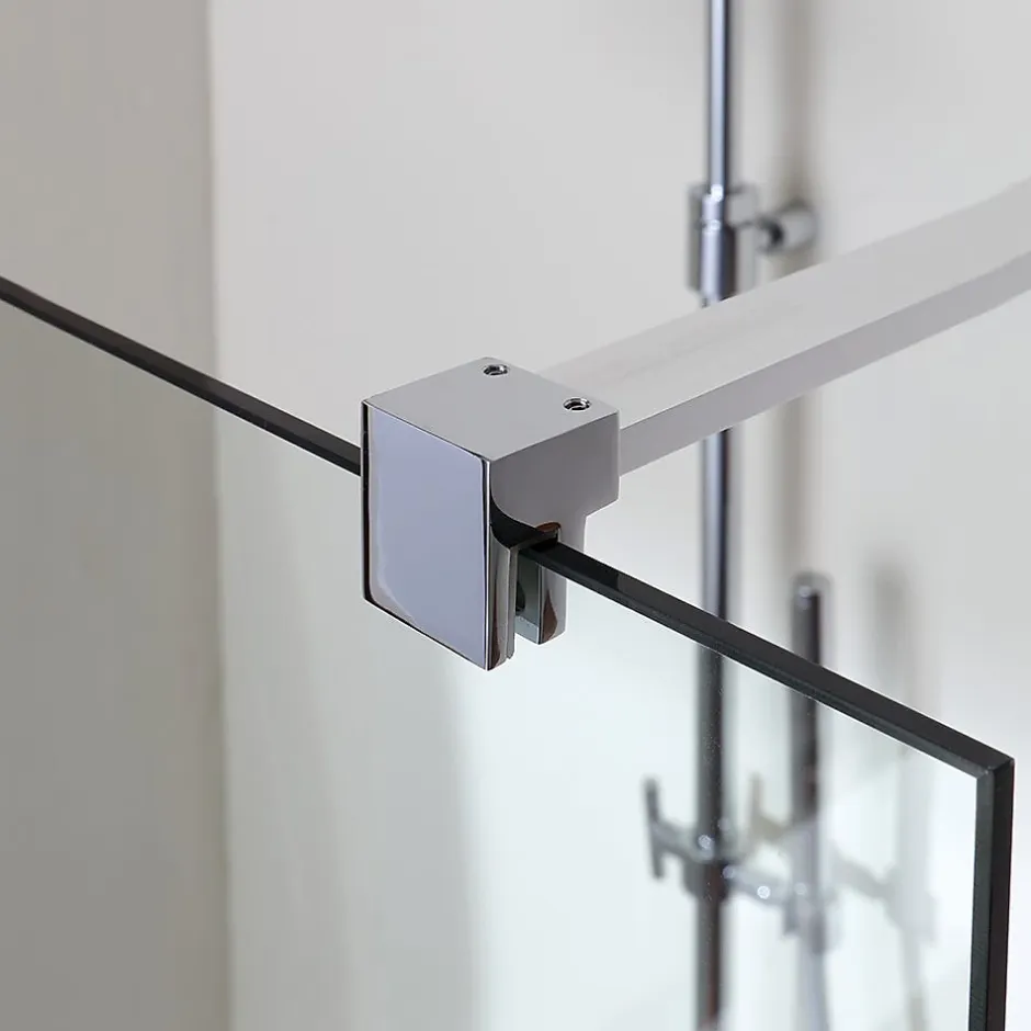 Panneau de douche fixe en verre clair 8 mm - walk in