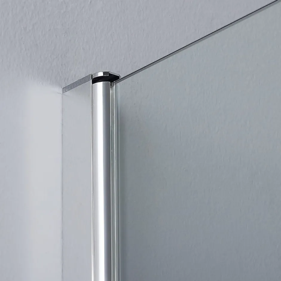 Panneau fixe pour porte de douche cm 100 verre clair 6 mm - walk in
