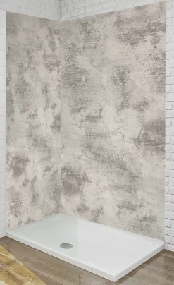 Ma nouvelle décoration Panneau Mural Alu Douche salle de bain CIMENT Brut 120 cm x 210 cm Ma Nouvelle Déco