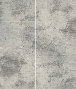 Ma nouvelle décoration Panneau mural Alu Douche Salle de Bain CIMENT BRUT MAT CARREAUX XL 120 cm x 210 cm