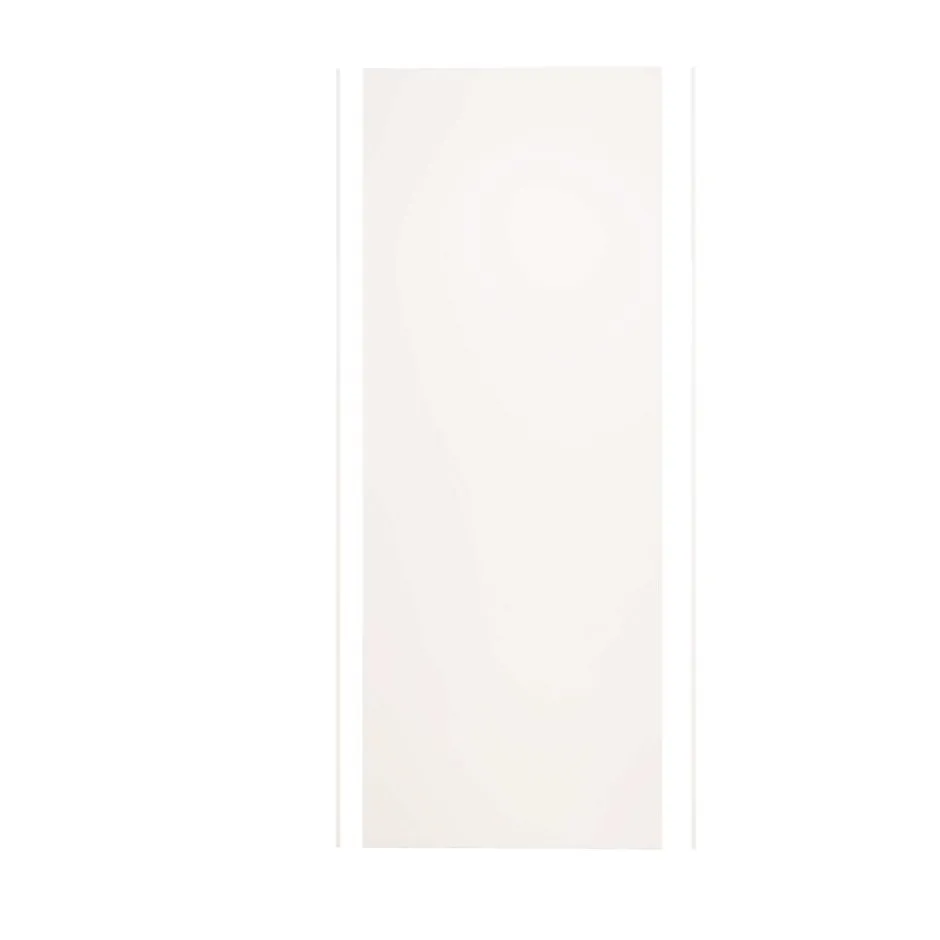 AICA Sanitaire Panneau mural de douche Blanc 80 x 210 cm mural aluminium avec 1 profile - Étanche, durable et facile à nettoyer