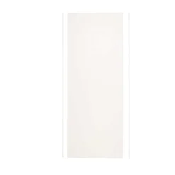 AICA Sanitaire Panneau mural de douche Blanc 90 x 210 cm mural aluminium avec 1 profile - Étanche, durable et facile à nettoyer