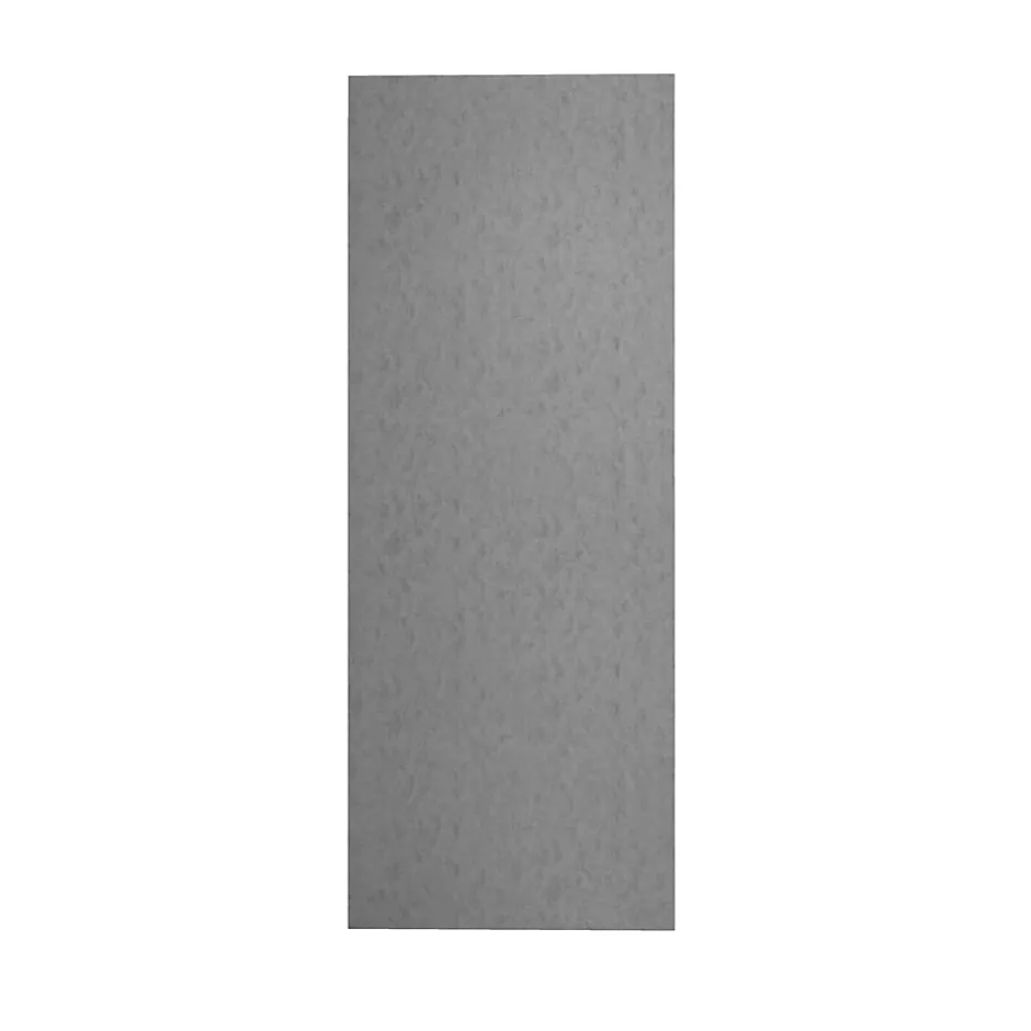 AICA Sanitaire Panneau mural de douche Gris 90 x 210 cm mural aluminium - Étanche, durable et facile à nettoyer* Panneau Mural De Salle De Bains