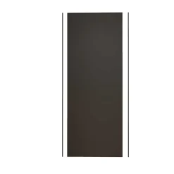 AICA Sanitaire Panneau mural de douche Noir 120 x 210 cm mural aluminium avec 1 profile - Étanche, durable et facile à nettoyer* Panneau Mural De Salle De Bains