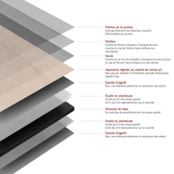Schulte Panneau mural de salle de bains l.100 x H.255 cm, effet pierre arkose, DecoDesign