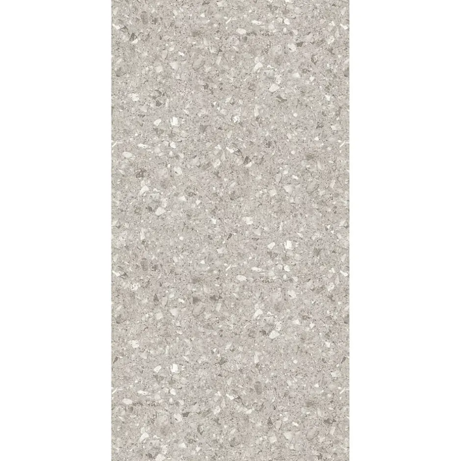 Schulte Panneau mural de salle de bains l.100 x H.255 cm, effet terrazzo greige, DécoDesign Softtouch* Panneau Mural De Salle De Bains