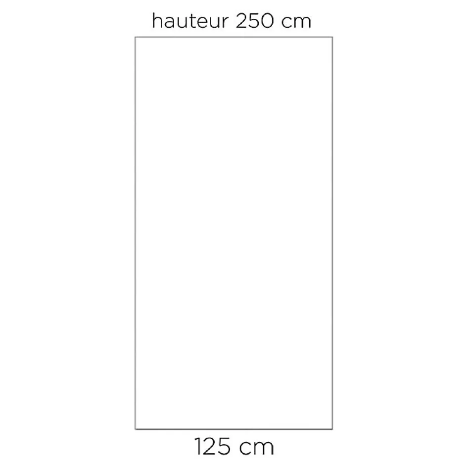 Kinedo Panneau mural de salle de bain - Kinewall Design - - Blanc satiné - 125x250 cm* Panneau Mural De Salle De Bains