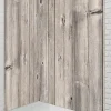 Ma nouvelle décoration Panneau Mural Douche salle de bain BOIS Grisé 90 cm x 210 cm Ma Nouvelle Déco
