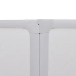 Vidaxl Pare baignoire à 7 volets avec porte-serviettes (140x168 cm - Blanc)* Pare-Baignoire