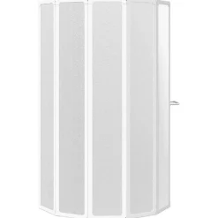 Vidaxl Pare baignoire à 7 volets avec porte-serviettes (140x168 cm - Blanc)* Pare-Baignoire