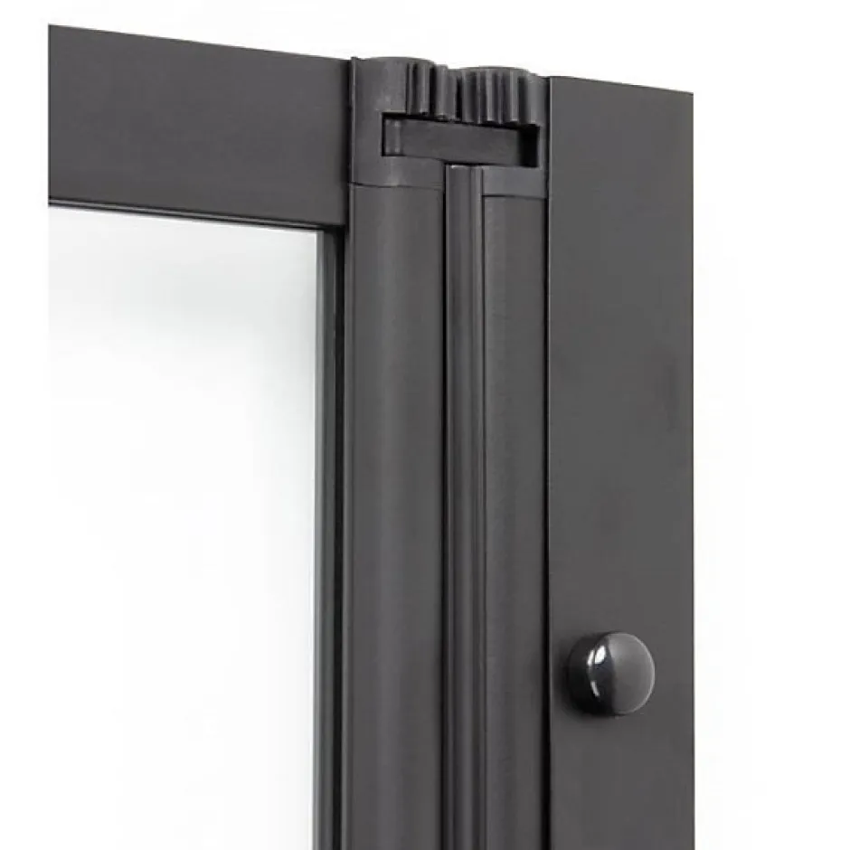 Gelco Pare Baignoire 4 volets - - LEXIA Noir - 110 x 140* Pare-Baignoire