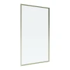 Vente-unique Pare baignoire doré style art déco - 80 x 140 cm - Verre trempé - BRADENTON* Pare-Baignoire