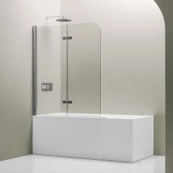 Bernstein Pare baignoire en verre véritable NANO EX209 - 1200x1400x6 mm* Pare-Baignoire