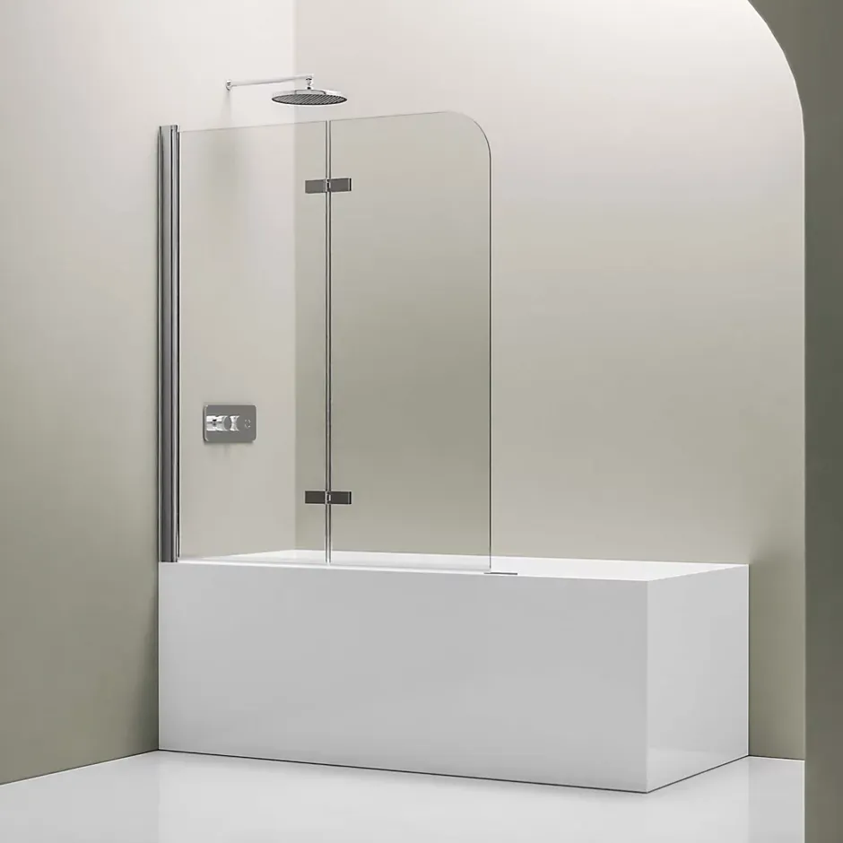 Bernstein Pare baignoire en verre véritable NANO EX209 - 1200x1400x6 mm* Pare-Baignoire