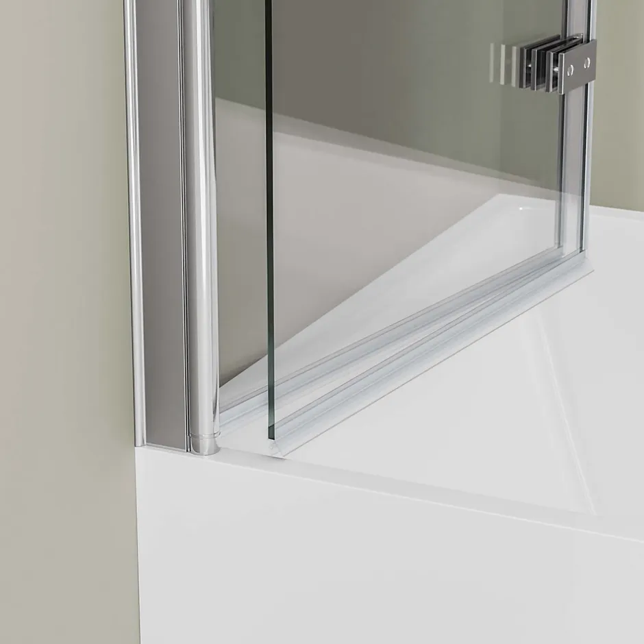 Bernstein Pare baignoire en verre véritable NANO EX209 - 1200x1400x6 mm* Pare-Baignoire