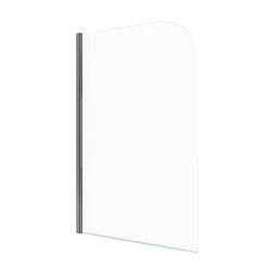 Aurlane Pare Baignoire Pivotant 130x75cm Profile Aluminium Chrome - VELA CHROME