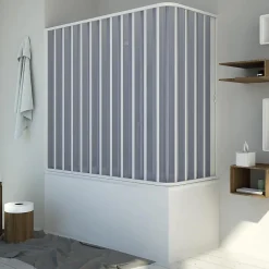 Forte Pare baignoire70x170 CM H150 en Plastique pvc modèle Santorini avec l'ouverture latérale