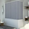Forte Pare baignoire70x160 CM H150 en Plastique pvc modèle Santorini avec l'ouverture latérale