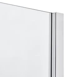 GoodHome Pare-baignoire 2 volets verre transparent profilé finition poli Calera H. 140 x l. 104 cm* Pare-Baignoire
