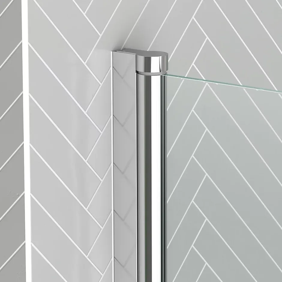 Galedo Pare-baignoire 70 x 120 cm chromé Essentiel