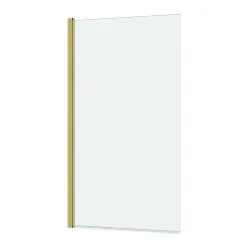 Galedo Pare-baignoire 130 x 70 cm or brossé Essentiel* Pare-Baignoire