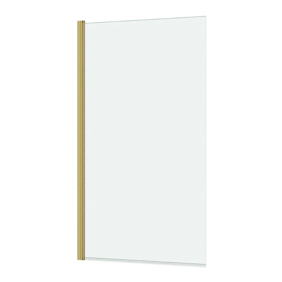 Galedo Pare-baignoire 130 x 70 cm or brossé Essentiel* Pare-Baignoire