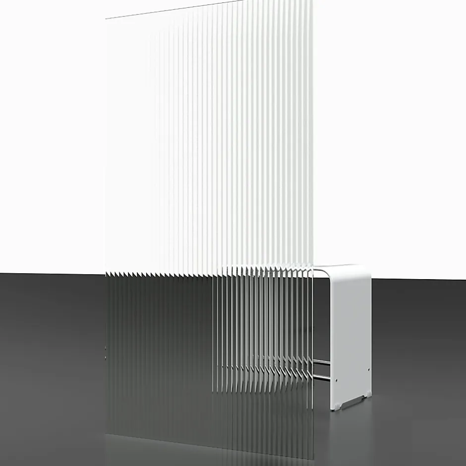 Schulte Pare-baignoire 80 x 140 cm , 1 volet pivotant, verre transparent rainuré, profilé noir