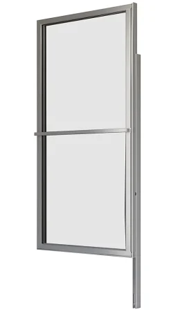 Atelier du bain Pare-baignoire argent 2 volets relevable