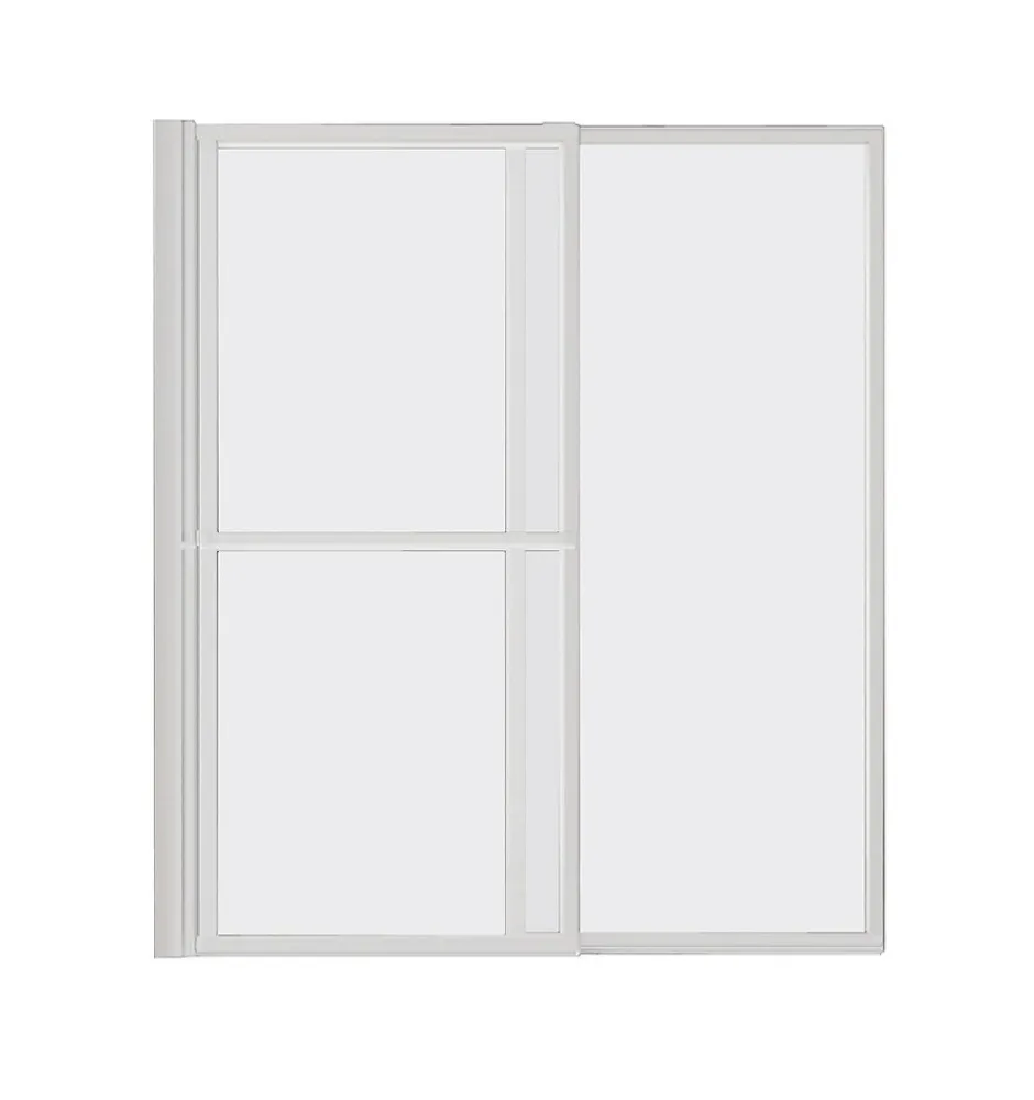 Atelier du bain Pare-baignoire blanc 2 volets relevable