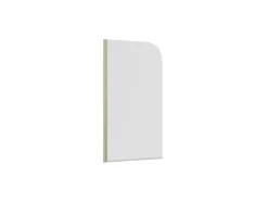 Schulte Pare-baignoire pivotant 1 volet, 140 x 80 cm, verre transparent 5mm, profilé doré mat, Capri* Pare-Baignoire