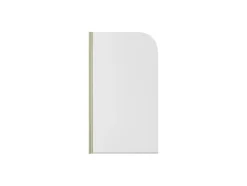 Schulte Pare-baignoire pivotant 1 volet, 140 x 80 cm, verre transparent 5mm, profilé doré mat, Capri* Pare-Baignoire
