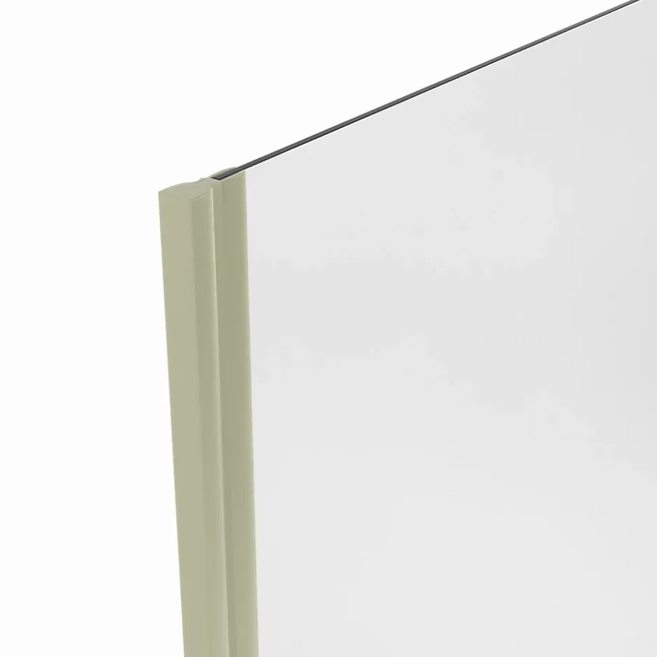 Schulte Pare-baignoire pivotant 1 volet, 140 x 80 cm, verre transparent 5mm, profilé doré mat, Capri* Pare-Baignoire