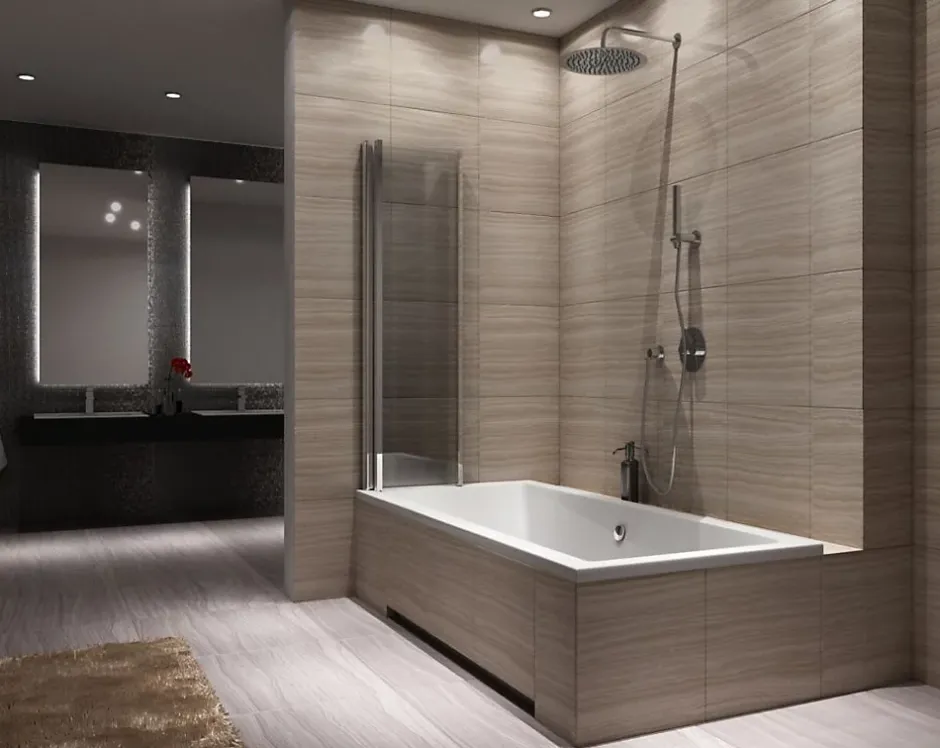 Rea Pare-Baignoire Pliant Agat-3 120