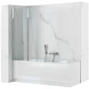 Rea Pare-Baignoire Pliant Agat-2 100* Tablier Et Habillage De Baignoire