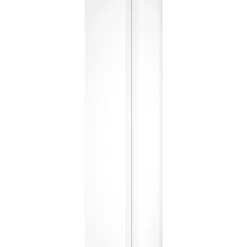 Schulte Pare-baignoire rabattable avec 2 volets, 104 x 130 cm, verre transparent 5 mm, profilé blanc,* Pare-Baignoire
